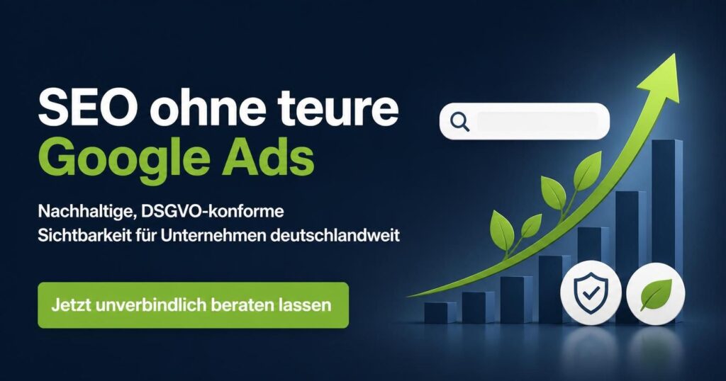 SEO Agentur - Nachhaltige Suchmaschinenoptimierung ohne Google Ads